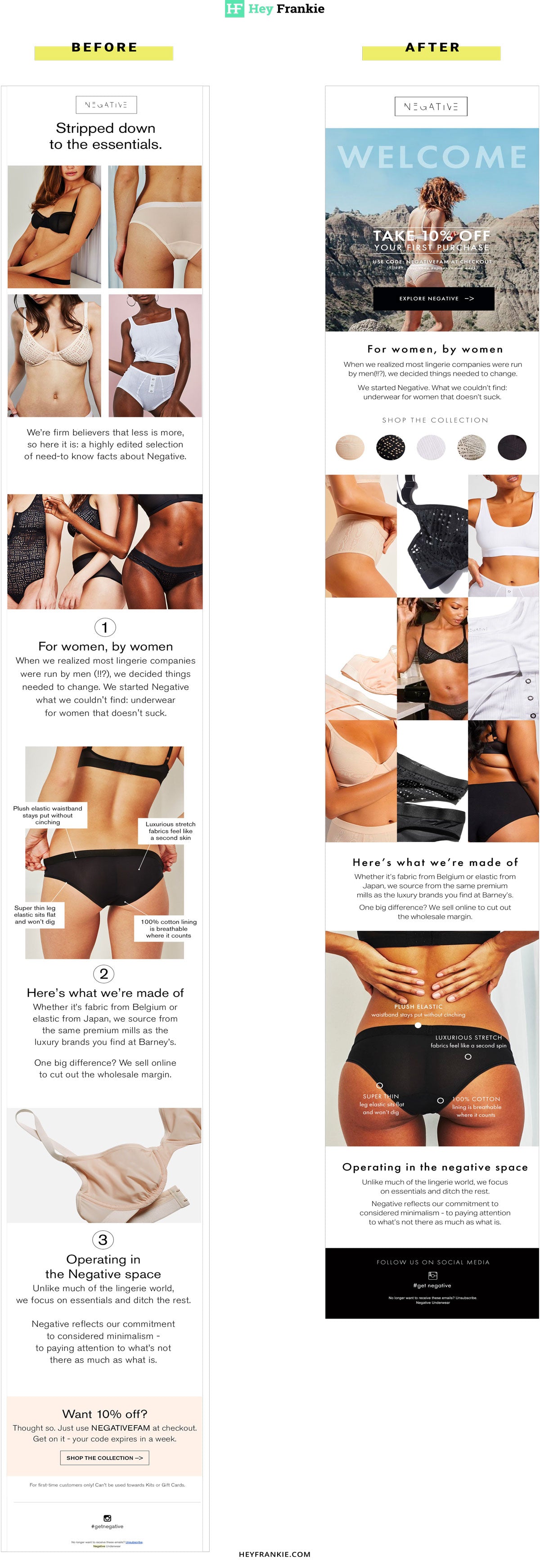 negative underwear before and after