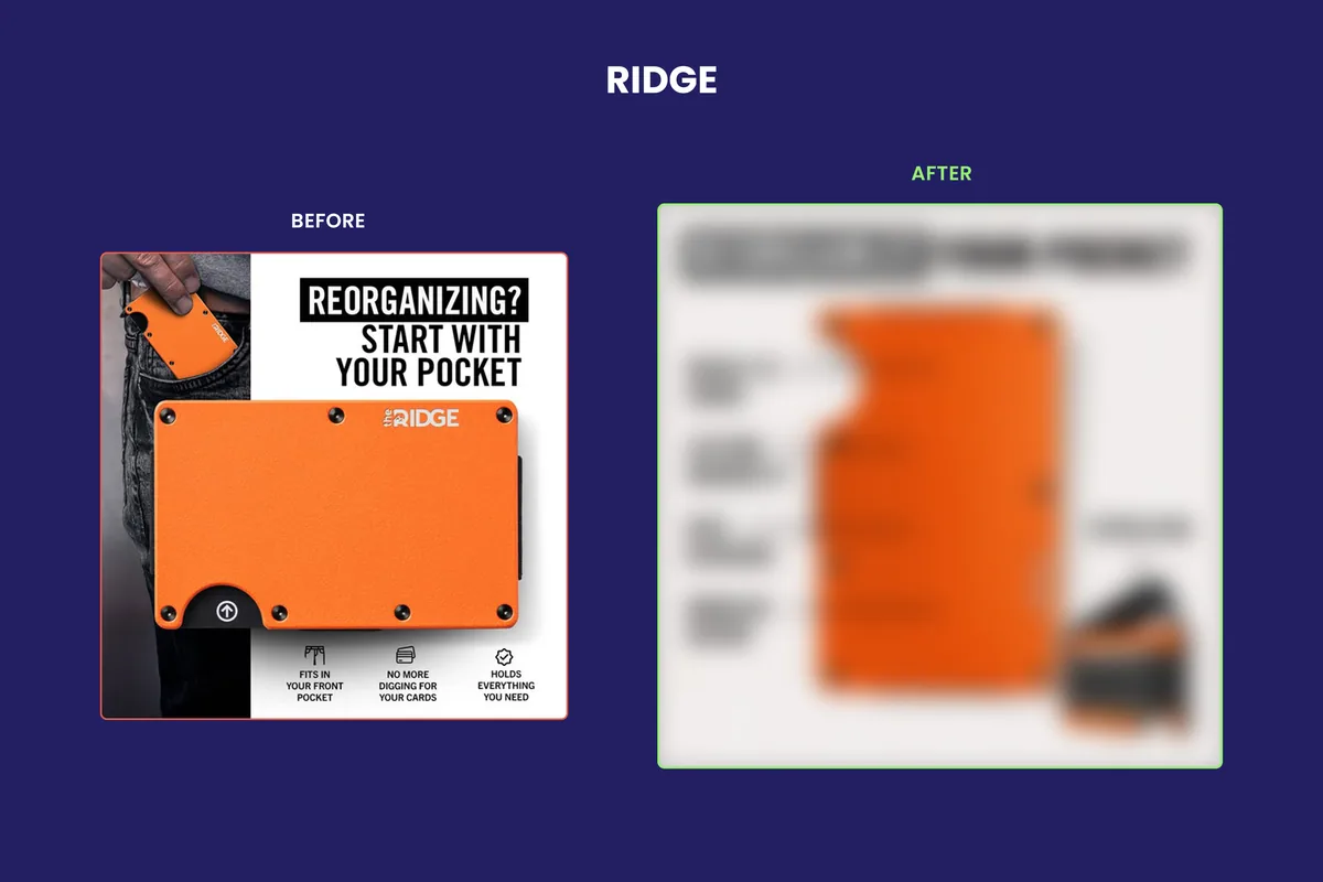 The Ridge redesign, After blurred